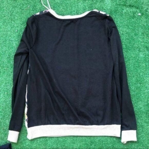 Forever 21 Multicolor  Silky Long Sleeve Top Size S - Picture 7 of 7